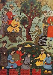 Kei Khosroe back from Turan and Welcomed by Kei Kavus