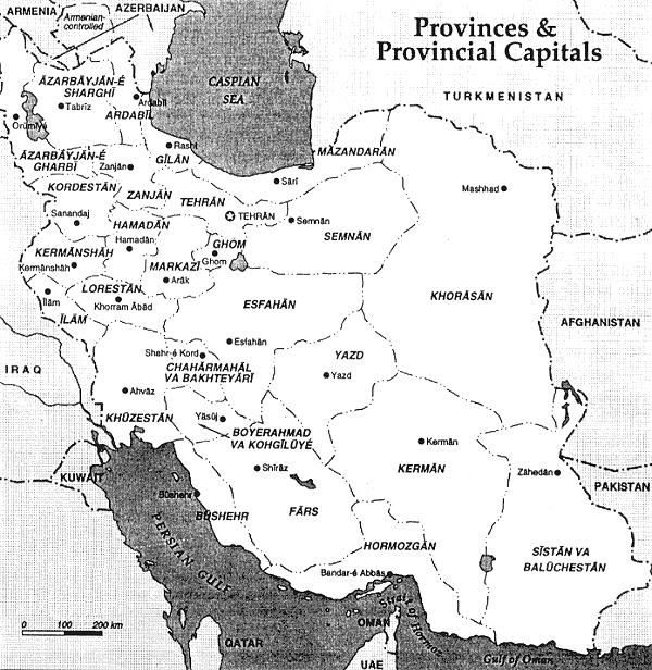 Provinces and Provincial Capitals