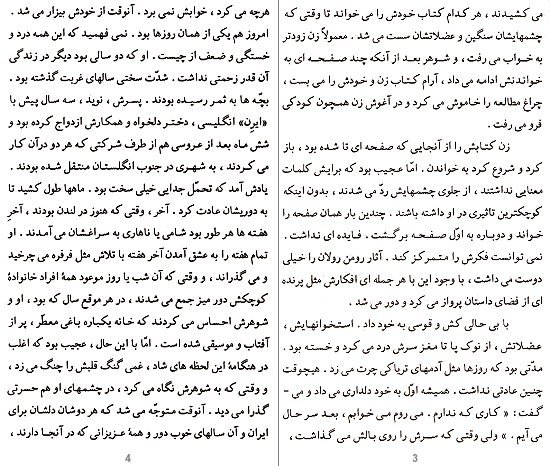 Woman, Life and Bird pages 3 and 4