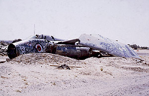 Wrecked T-55 Lightning