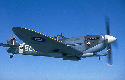 Mark put the Spitfire exactly where I needed it for the camera - Timeless!