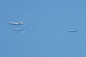 First formation of heavies: TriStar, Nimrods and um, HS125s