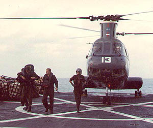 The fighter jocks used to call us rotor heads and boasted that their stall speed was faster than we could fly. But they sure were glad to see us when they were floating in the South China Sea in a Mai West. Crew of F4. 