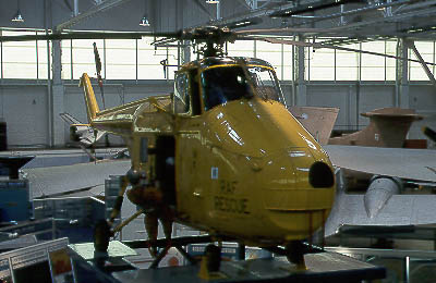 Whirlwind on display at Cosford