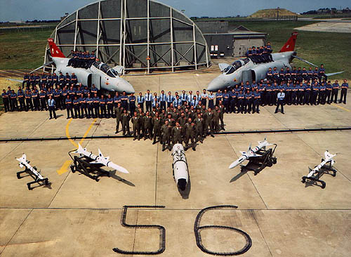 56 Squadron farewell; picture courtesy of Paul Adams