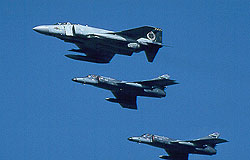 RAF Phantoms and Super Etendards