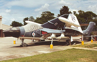 Sea Vixen under wraps