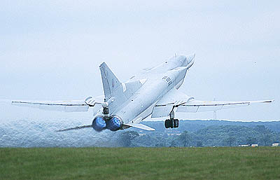 Backfire burning at Cottesmore