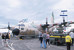 The Israeli encampment at Waddington