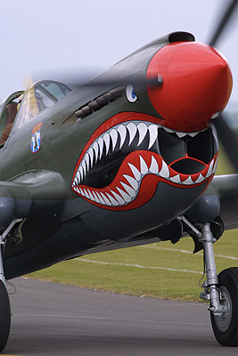 Angry skies at Duxford