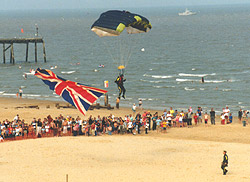 Prince Of Wales Royal Regiment Parachute Display team