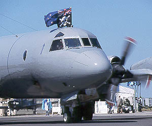 Furthest travelled was New Zealand AF P3 Orion NZ4206