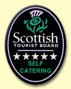 5 star Scottish Tourist Board Grading