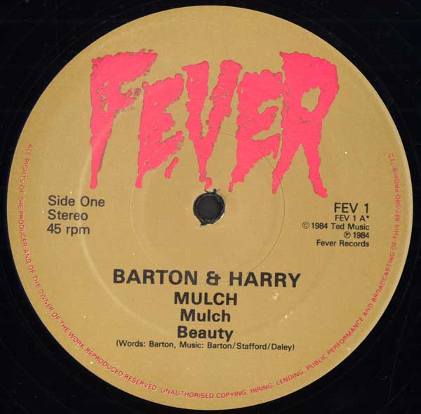 Barton And Harry - Mulch / A Boy Called Ned - UK 12" Single - Side A