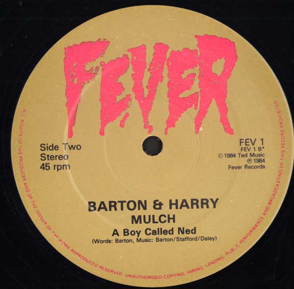 Barton And Harry - Mulch / A Boy Called Ned - UK 12" Single - Side B