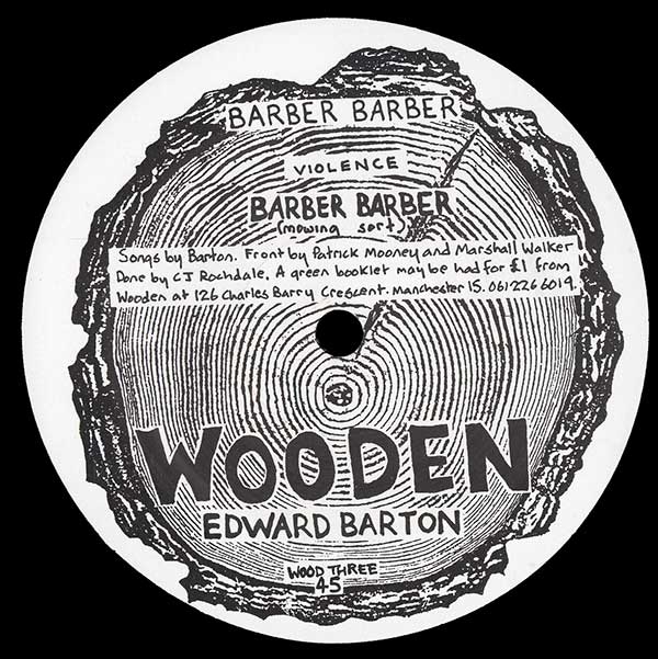 Edward Barton - Barber Barber / Z Bend - UK 12" Single - Side A