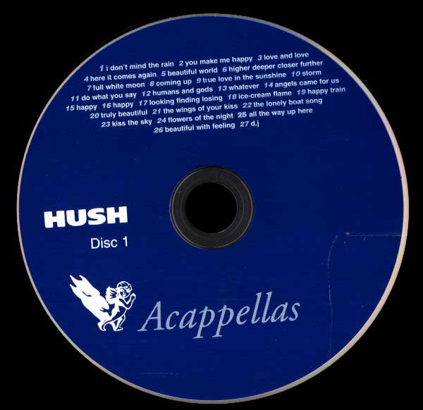 Hush - Acappellas - UK CD - CD 1
