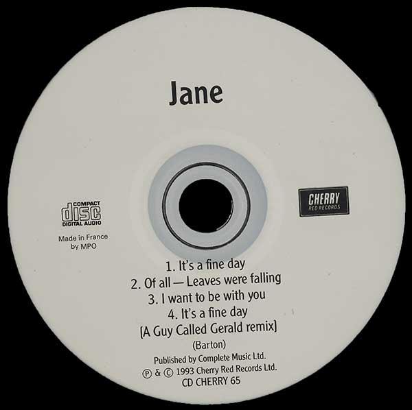 Jane - It's A Fine Day