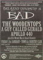CND, BAD II / The Woodentops, A Guy Called Gerald, Apollo 440, The Town & Country Club, London, England