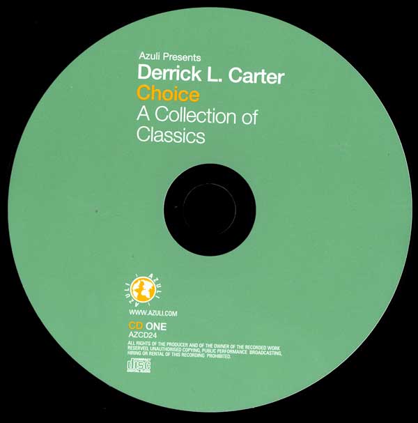 V/A - Azuli Presents - Derrick L. Carter - Choice - A Collection Of Classics - UK 2xCD - CD 1
