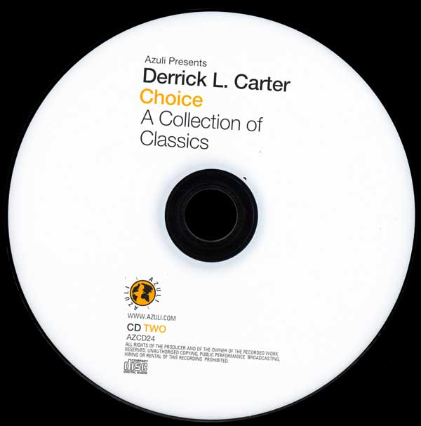 V/A - Azuli Presents - Derrick L. Carter - Choice - A Collection Of Classics - UK 2xCD - CD 2