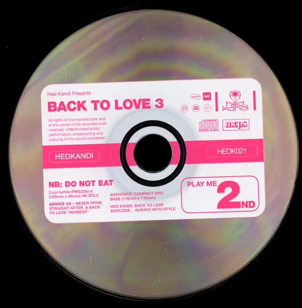 Various - Back To Love 3 - UK 2xCD - CD 2