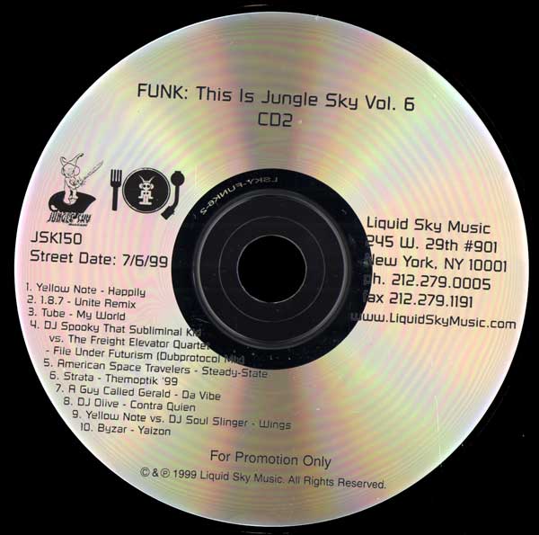 Various - Funk - This Is Jungle Sky 6 - US Promo 2xCD - CD 2
