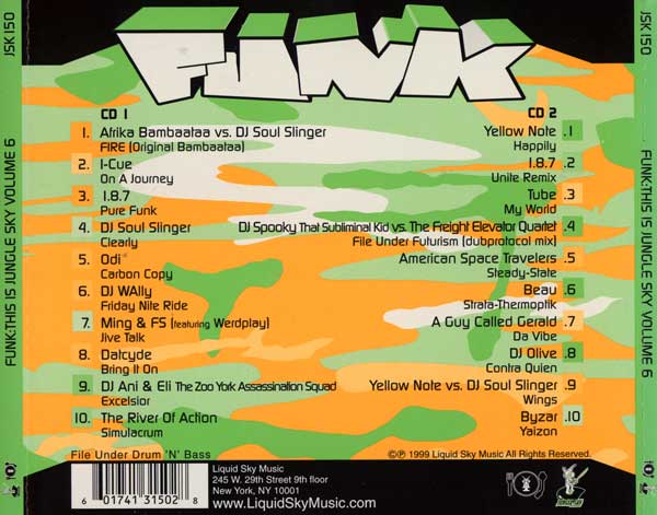 Various - Funk - This Is Jungle Sky 6 -  - Back
