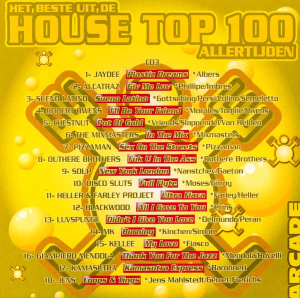 Various - Het Beste Uit De House Top 100 Allertijden - Editie 97 - Dutch 4xCD - Credits