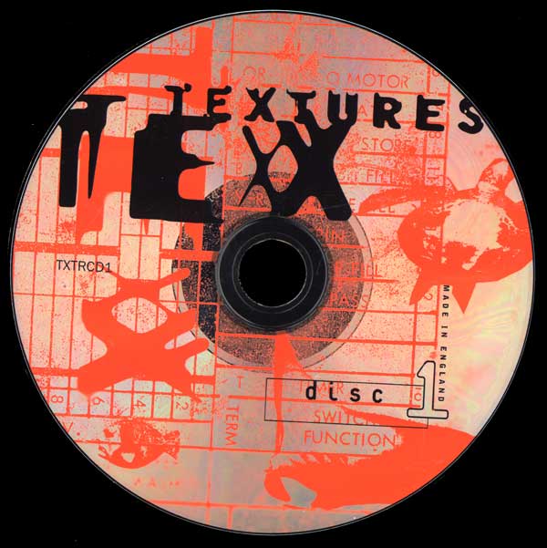 Various - Textures - Mixed By Darren Emerson & Alex Paterson - UK 2xCD - CD 1