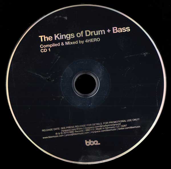 Various - The Kings Of Drum + Bass - UK Promo 2xCD - CD 1