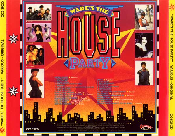 Various - Ware's The House Party - Australian CD - Back