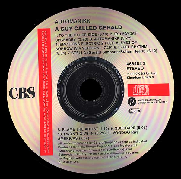 A Guy Called Gerald - Automanikk