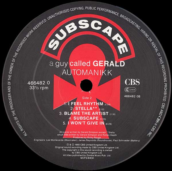 A Guy Called Gerald - Automanikk