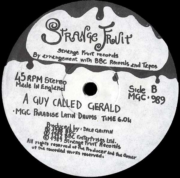 A Guy Called Gerald - Emotion Electric - Bootleg - UK 12" Single - Side B