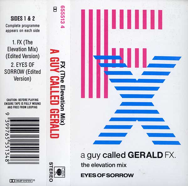 A Guy Called Gerald - FX (the elevation mix) - Australian Cassette Single - Front
