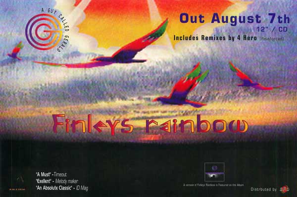 A Guy Called Gerald - Finleys Rainbow - Remixes - UK Advert - Muzik (September 1995)