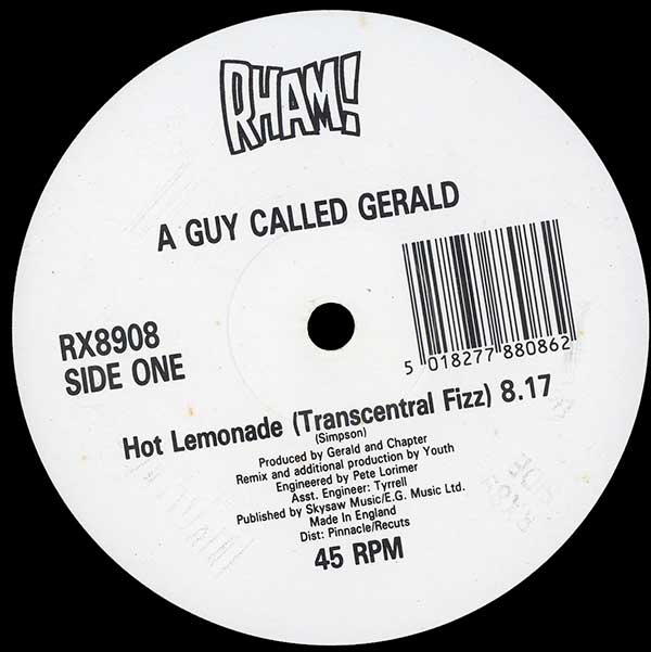 A Guy Called Gerald - Hot Lemonade (Remixed By Youth)