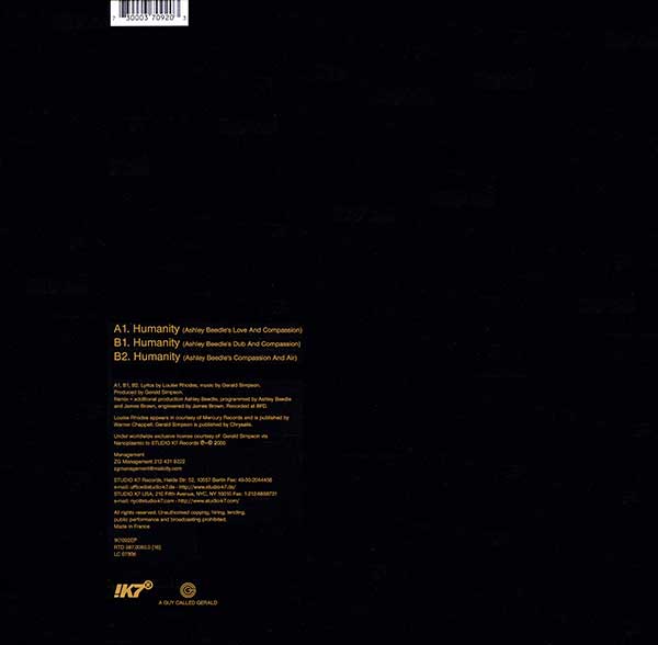 A Guy Called Gerald - Humanity - The Ashley Beedle Remixes