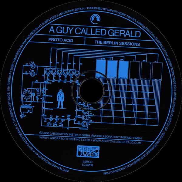 A Guy Called Gerald - Proto Acid: The Berlin Sessions - German CD - CD