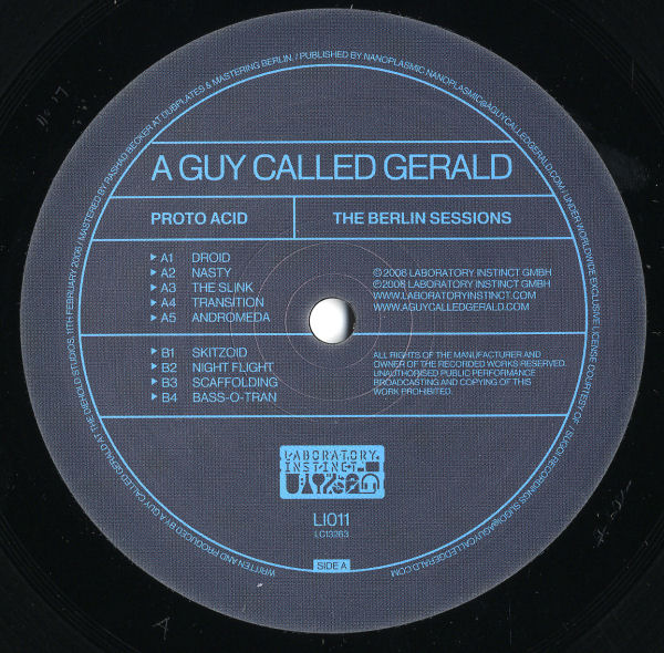 A Guy Called Gerald - Proto Acid: The Berlin Sessions