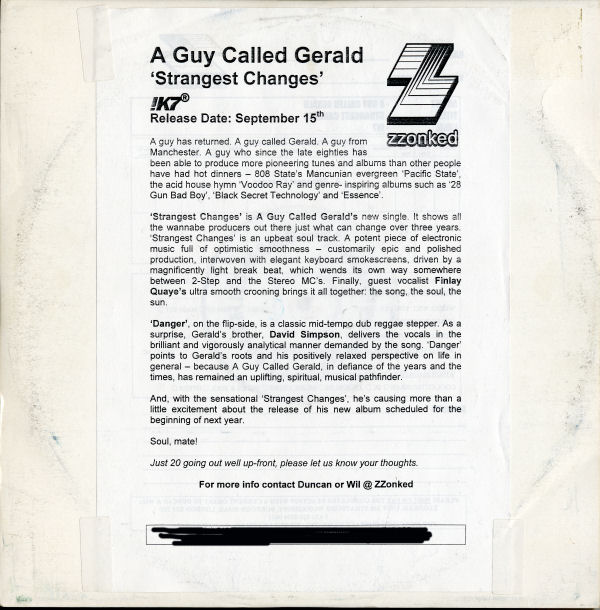A Guy Called Gerald - Strangest Changes