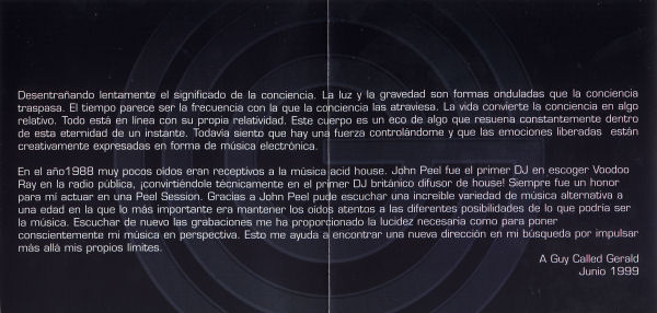 A Guy Called Gerald - The John Peel Sessions - Spanish CD - Inner