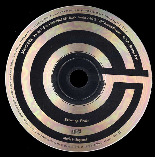 A Guy Called Gerald - The John Peel Sessions - UK CD - CD