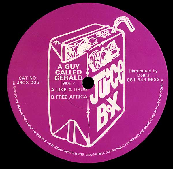 A Guy Called Gerald - The Musical Magical Midi Machine - UK 12" Single - Side B