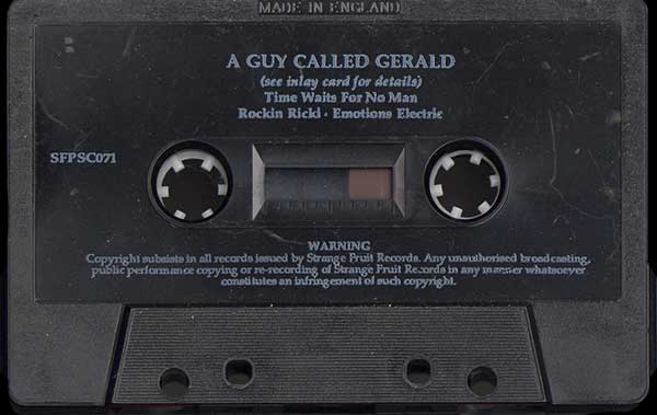 A Guy Called Gerald - The Peel Sessions - UK Cassette Single - Side B
