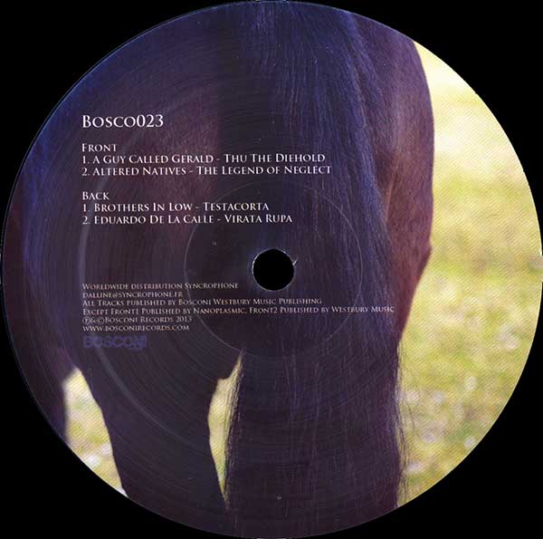 Various - Bosconi Stallions Neged - Italian 12" Single - Side B