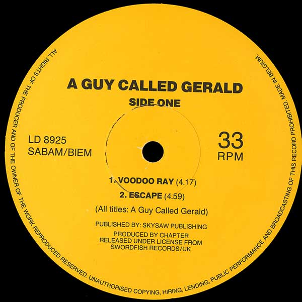 A Guy Called Gerald - Voodoo Ray E.P.