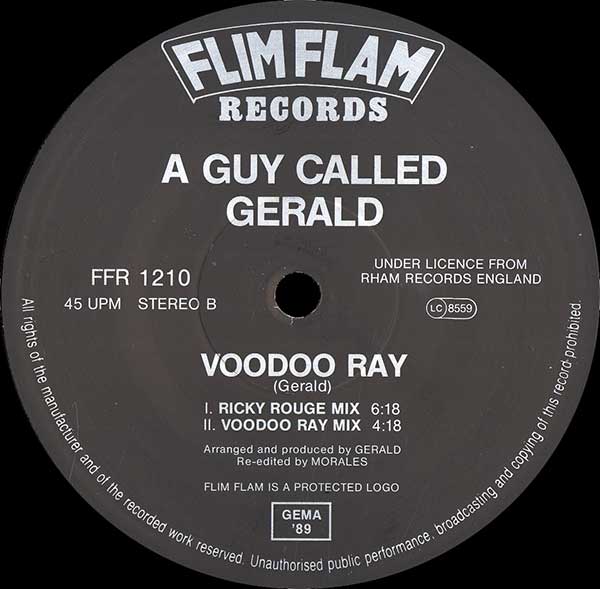 A Guy Called Gerald - Voodoo Ray (Frankie Knuckles Remixes - German release) 