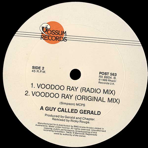A Guy Called Gerald - Voodoo Ray Remix